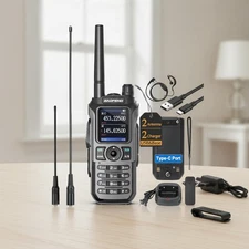 Rechargeable Walkie Talkie UV-21R – 999 Channels & 5 Mile Communication Range