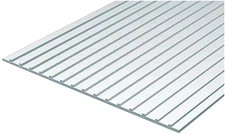 Evergreen Scalemodel Plastic Sheet Metal Roofing Thickness 1mm Groove Spacing 4.