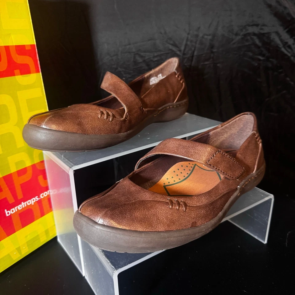 Baretraps Landon Mary Jane Zapatos Marrón 6 1/2 NUEVO  Foto 4 de 4