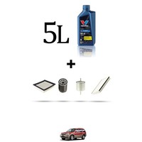 Hoffcar Set Service 4 Filter Und 5L ÖL FüR Mazda Tribute 2.0 16V 91Kw Von 2000