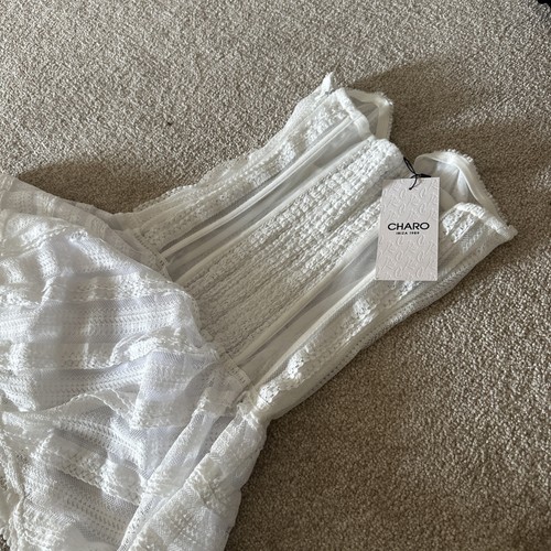 Charo Ruiz Ibiza Short Bakary White Dress Size S New With Tags RRP £365 - Picture 4 of 4