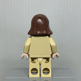 LEGO Star Wars sw0173 Qui-Gon Jinn Brown Hood Minifigure 7665 No Cape