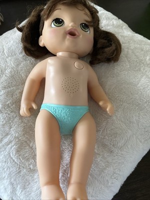 BABY ALIVE LULU ACHOO DOLL 12'' INCH INTERACTIVE DOCTOR PLAY TOY BROWN HAIR nude