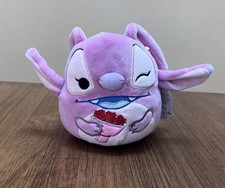 Squishmallows Disney STITCH 5" Plush Love Birthday Angel NWT Pink Flowers