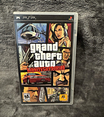 Sony PSP Grand Theft Auto: Liberty City Stories Original Case w/ Map Insert