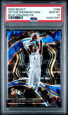 【shiranobu】カルミナ 80447 ROBERT 6.5 Victor Wembanyama RC 2023-24 Courtside Select Blue Cracked Ice 288