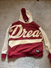 Dreamville x J. Cole Classic Varsity Hoodie. Large. Crimson/Cream