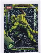 Scorpion 2026 Topps Chrome Marvel Comics #147 Spider-Web Refractor SN /399