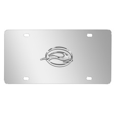 Chevrolet Impala 3d Metal Logo Mirror Chrome Stainless Steel License Plate