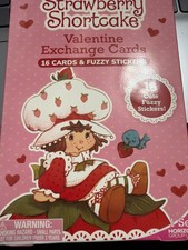 Strawberry Shortcake 16 Valentine's Day Cards LAST ONE