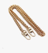 Lantern Style Metal Purse Chain, Shoulder Handbag Strap Replacement 47" 