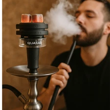 Quasar RAAS Hookah Head – Premium Heat Management, Modern Look, Aluminum Build