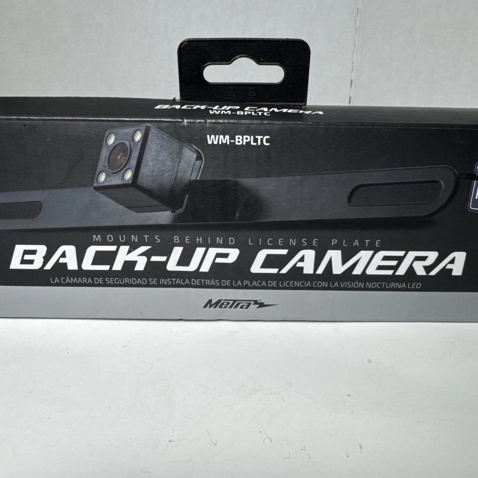 Metra WM-BPLTC - Cámara trasera de respaldo con matrícula con LED visión nocturna caja abierta Foto 3 de 4