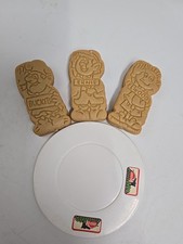 Keebler Elf Play Food Cookies And Plate 3 Realistic 2" Buckets Elwood Ernie