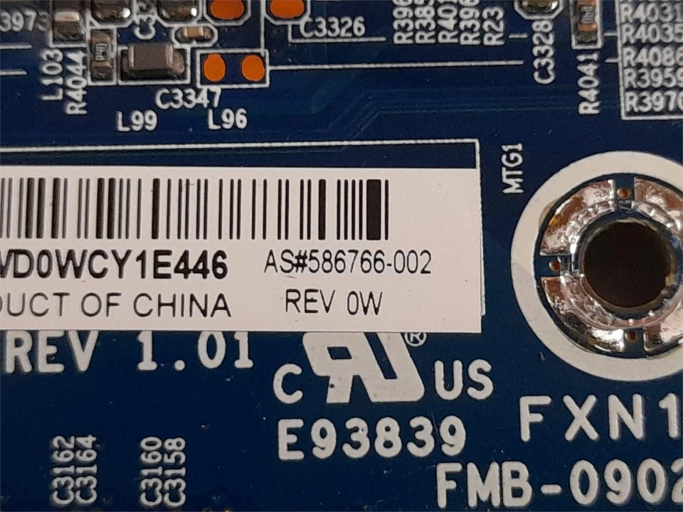 HP Z400 Workstation Sockel LGA1366 Mainboard mit Tray 586766-002 586968-001 - Bild 4 von 4