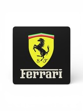 Ferrari Coasters Set Of 4 3d Printed Sports Car Logo Gift