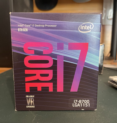 Intel Core i7-8700 8th Gen 6-Core 3.20GHz LGA1151 8 GT/s 12MB L3 SR3QS