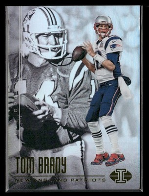 2017 Panini Illusions #58 Steve Grogan / Tom Brady