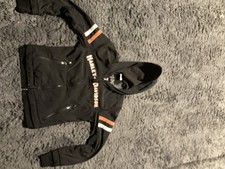 Women's Harley-Davidson Riding Jacket – Black And Orange Size Small