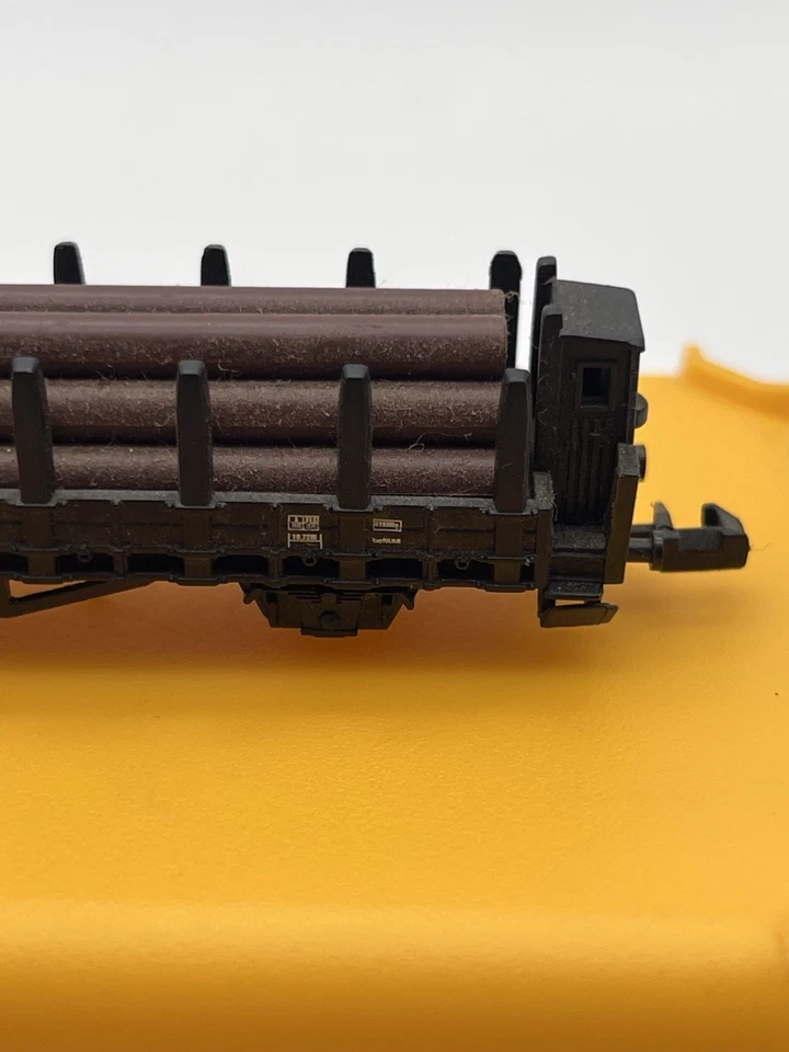 High Speed Model Railroad N Scale Metal Products Southern Pacific Log Car - Image 3 of 4