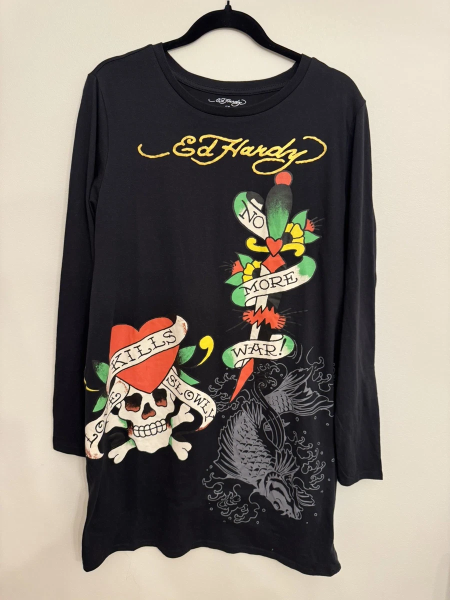 Ed Hardy Long Sleeve Dresses for Women for sale | eBay Ed Hardy Long Sleeve Dresses for Women for sale | eBay