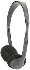 Lightweight Stereo Headphones with 1.2m cable and right-angle jack - BRAND NEW!