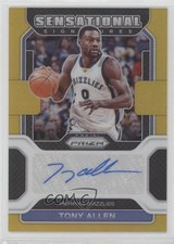 2021 Panini Prizm Sensational Signatures Gold 1/10 Tony Allen #SS-TAL Auto 3hd