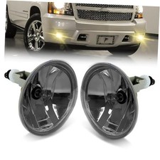 2Pcs Fog Lights Compatible With 2007-2014 Chevy Smoked