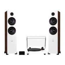 Fluance RT83 Vinyl Turntable, PA10 Preamp, Ai81 Powered Floorstanding Speakers