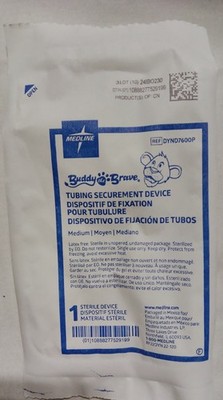 Lot of 63 Medline DYND7600P Buddy the Brave Medium Tubing Securement Device
