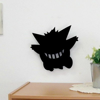Pokemon Wall Light 02 Gengar LED Light Silhouette Sound Sensor New