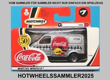MATCHBOX "#6 FORD TRANSIT" COCA COLA OVP UNGEÖFFNET ANSEHEN!