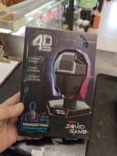 4D Build Squid Game Manager Mask   3D Puzzle Kit for Adults  Teens
