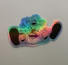 One Piece Joyboy Gear 5 Luffy Sticker- Anime laptop stickers