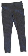 NWT EXPRESS Gray Textured Knit Leggings Pull-On Pants Size Medium