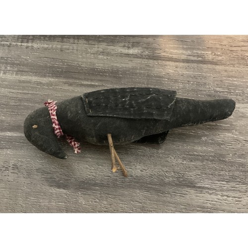 Primitive Stoff Rabe Krähe rustikales Dekor 8” x 3” - Bild 4 von 6