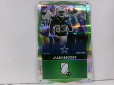 2025 Uno Elite CORE GREEN FOIL #023 JALEN BROOKS COWBOYS