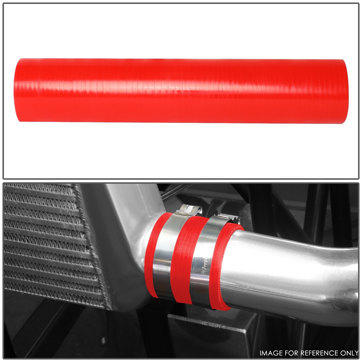 4-PLY 2.0 ID 45 DEGREE BLACK SILICONE HOSE TURBO/AIR INTAKE