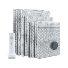 Vacuum Storage Bags with Rechargeable Air Pump 2 Small 2 Medium 2 Large