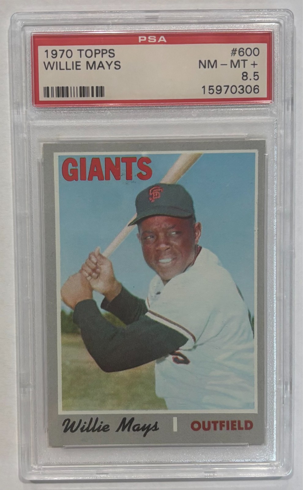 1970 Topps - Willie Mays #600 PSA 8.5 