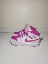 Jordan 1 Mid Fire Pink Iris Whisper GS 3Y Girls FD8781-500 Gorpcore Sneakers