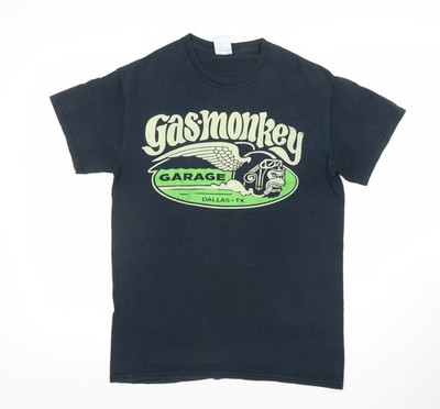 Gildan Herren T-Shirt schwarz Gas Monkey Garage Grafik Baumwolle Größe S