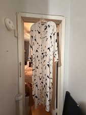 Vince Brush Stroke Silk Maci Dress