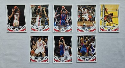 2004 Topps Detroit Pistons Team Set (8 Cards) Near Mint