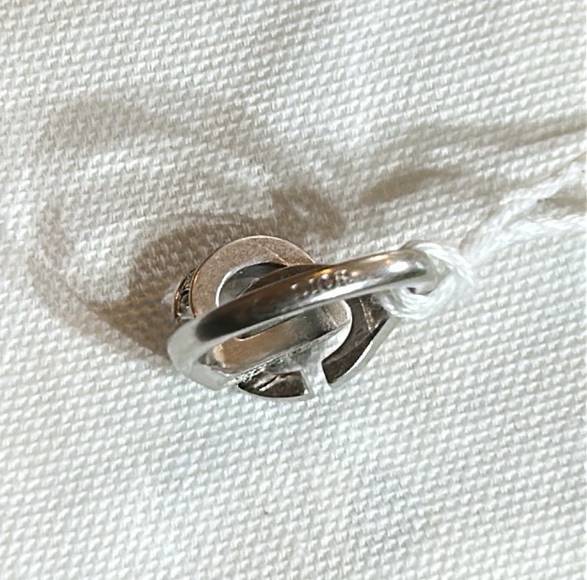 Christian Dior★CD Lock リング Dior CD Lock Ring Silver-Finish Metal and Silver-Tone