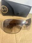 Ray Ban Men's Sunglasses 3469L Silver Tortoise Gradient Brown EUC — photo 2
