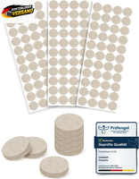 Vabneer Filzgleiter Selbstklebend 15Mm (132 StüCk) - 5Mm Dicke Filzgleiter FüR S