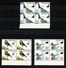 NETHERLANDS 1994 Stampexhibition FEPAPOST 94 - birds multiples of 4 MNH  W2094