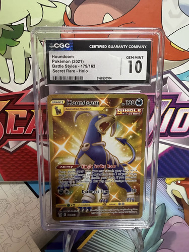 Houndoom graded CGC 10 for sale on eBay