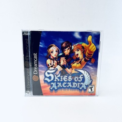 Skies of Arcadia (Sega Dreamcast, 2000) Complete 2-Disc Set - SHIPS FREE!